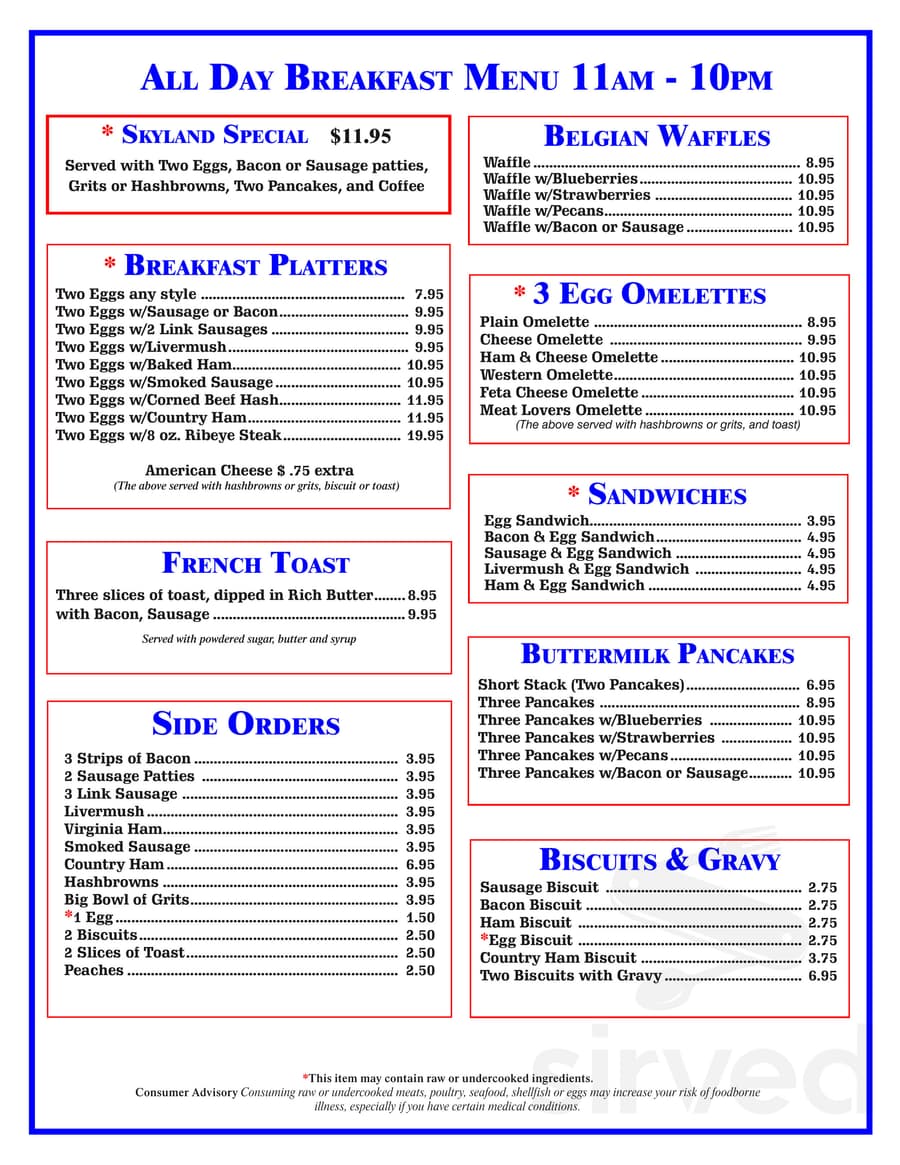 Restaurant image for Skyland Family Restaurant in Charlotte.