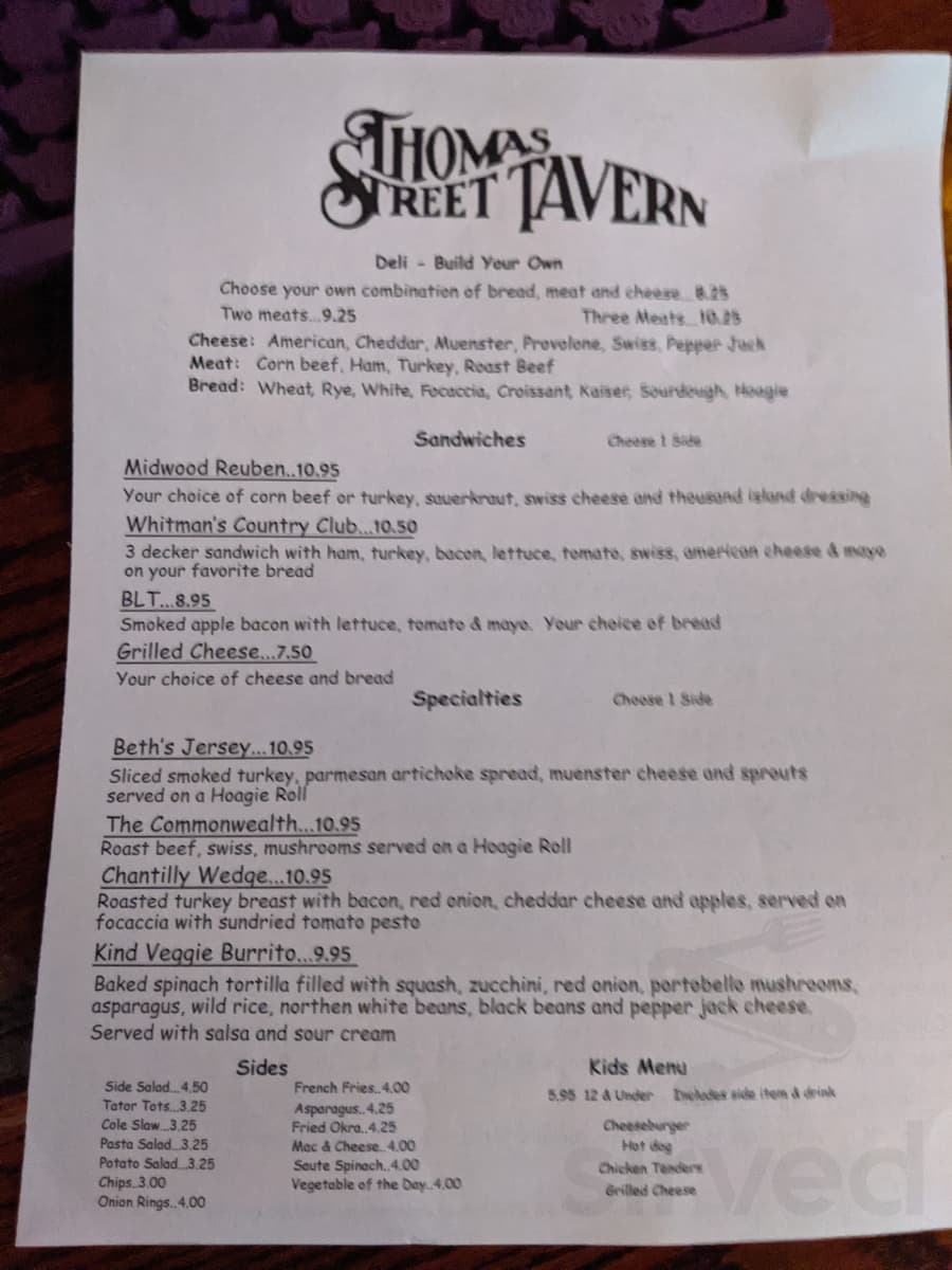 Restaurant image for Thomas Street Tavern in Charlotte.