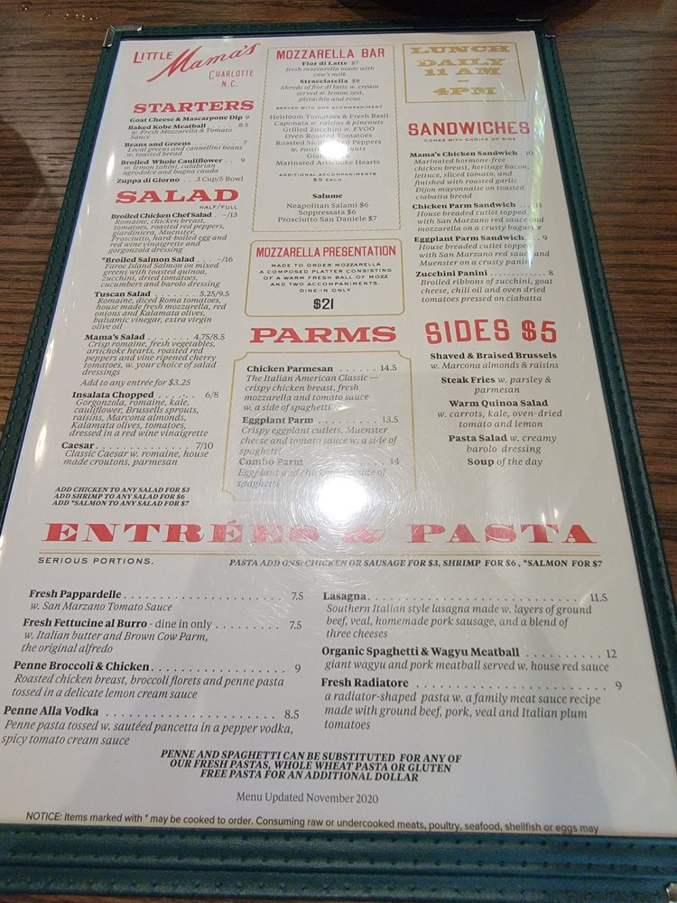 Selected image for Little Mama's Italian in Charlotte.