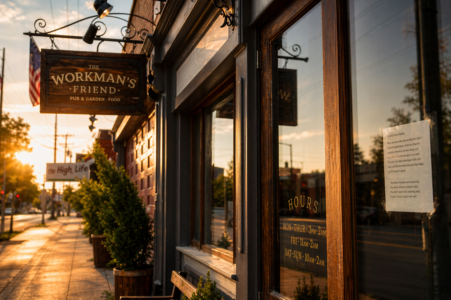 Selected image for The Workman’s Friend in Charlotte.
